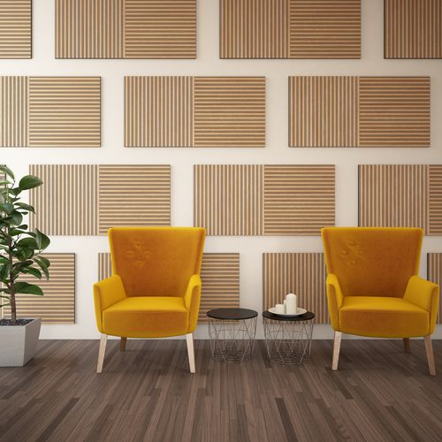 Panneau acoustique pour mur - VicStrip Double Square - Vicoustic - Innovative Acoustic Solutions - pour plafond / en PET / carré