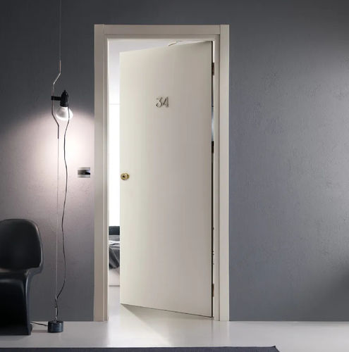 Porte d'intérieur - Bievo-30-CL - Bertolotto Porte - en bois / battante / contemporaine