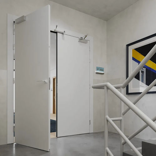 Porte d'intérieur - BIEVO 60 DB - Bertolotto Porte - en bois / battante / contemporaine