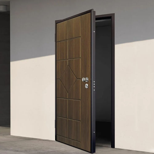 Porte d'entrée - Paros - Bertolotto Porte - en acier / battante / contemporaine