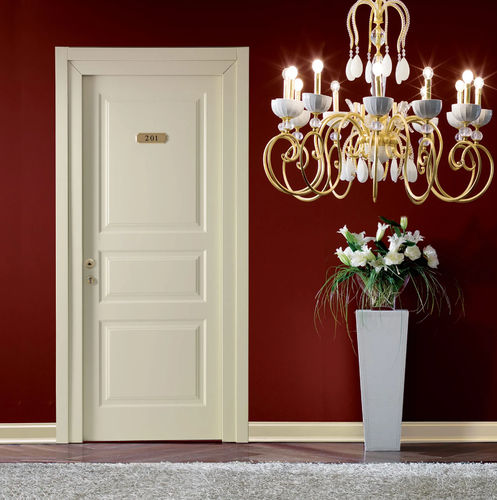 Porte d'intérieur - BIFULL - Bertolotto Porte - en bois / battante / classique