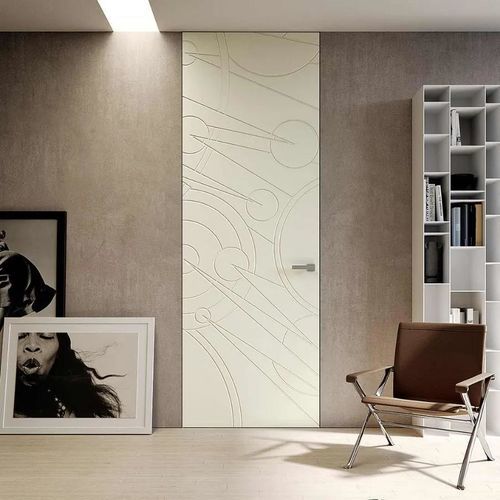 Porte d'intérieur - ANDROMEDA - Bertolotto Porte - en MDF / contemporaine / acoustique