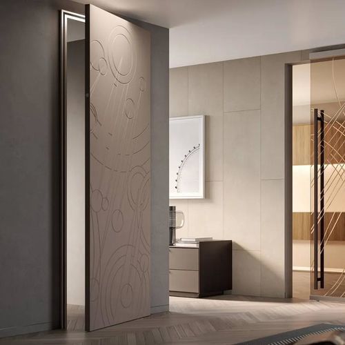 Porte d'intérieur - PEGASO INDIVIDUAL - Bertolotto Porte - en MDF / en verre trempé / va-et-vient