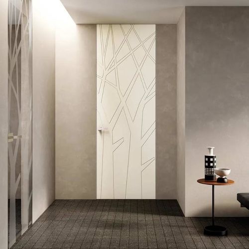 Porte d'intérieur - FILOMURO MINIMA - Bertolotto Porte - en MDF / à galandage / battante