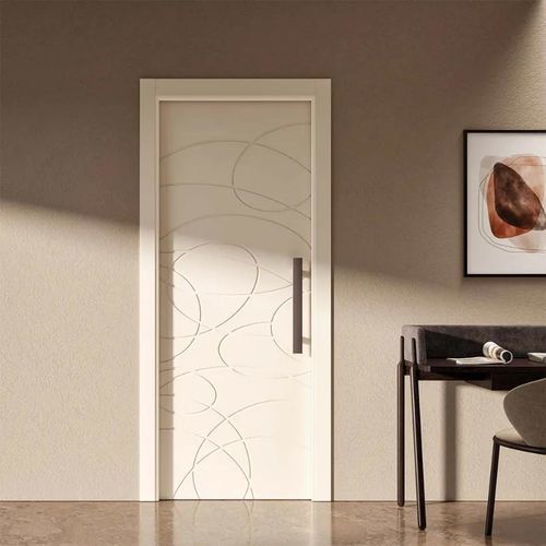 Porte d'intérieur - NATURA MISTRAL - Bertolotto Porte - en fibre végétale / en MDF / battante