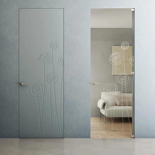Porte phonique d'intérieur - NATURA SOFFI - Bertolotto Porte - va-et-vient / contemporaine / acoustique