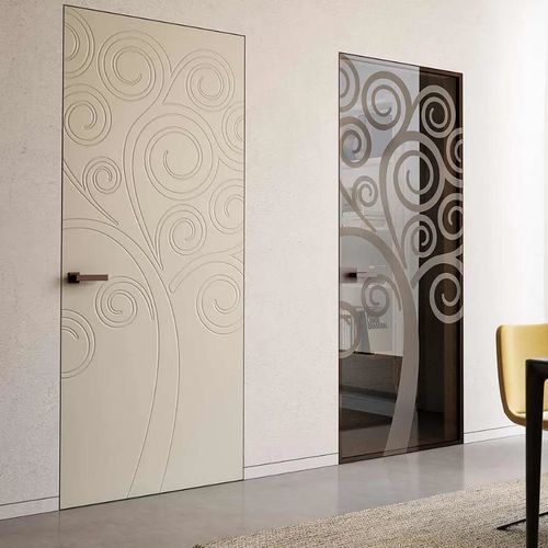 Porte d'intérieur - NATURA TREE - Bertolotto Porte - en MDF / va-et-vient / acoustique