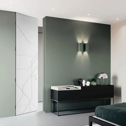 Porte d'intérieur - LONDON INDIVIDUAL - Bertolotto Porte - battante / minimaliste / vitrée