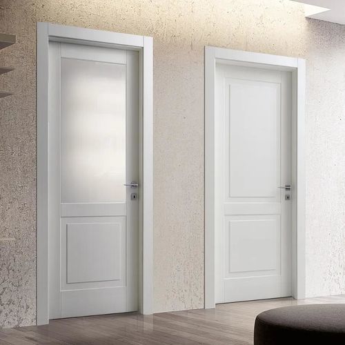 Porte d'intérieur - PANTOQUADRA - Bertolotto Porte - en MDF / à tambour / minimaliste