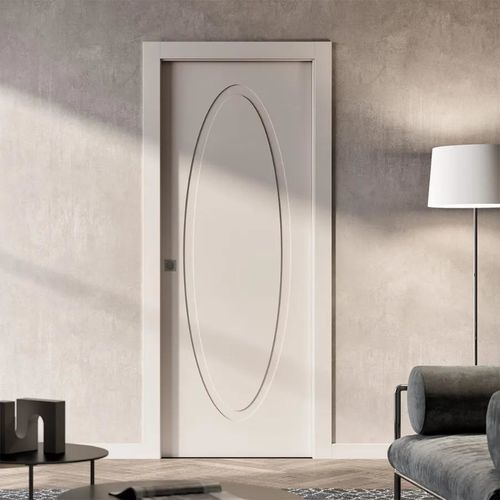 Porte d'intérieur - LP6 - Bertolotto Porte - en MDF / battante / minimaliste