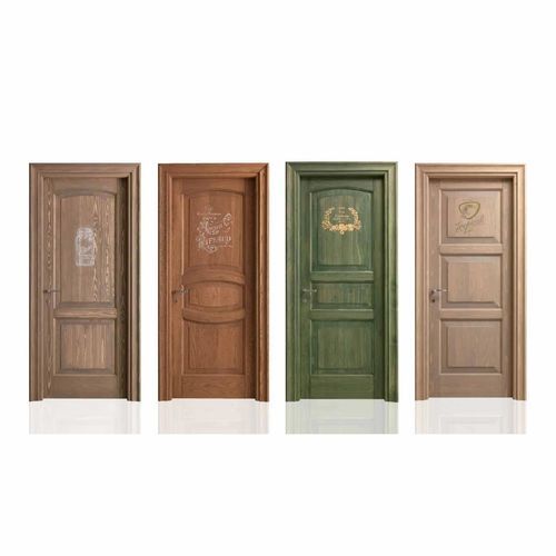 Porte d'intérieur - ELECTA SERIE 15 P - Bertolotto Porte - en bois massif / battante / classique
