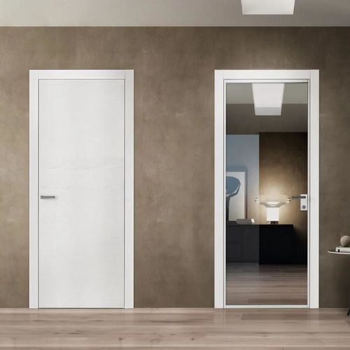 Porte d'intérieur - GRAFITE GLASS - Bertolotto Porte - en verre / en stratifié / en MDF