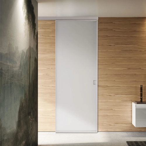 Baie vitrée coulissante - GRAFITE - Bertolotto Porte - en bois / en MDF / structure en bois