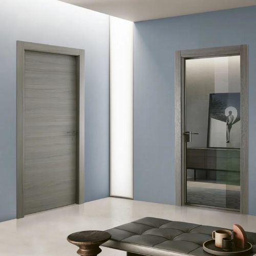 Porte d'intérieur - GRAFITE GHIANDA GLASS - Bertolotto Porte - en stratifié / en MDF / en mélaminé