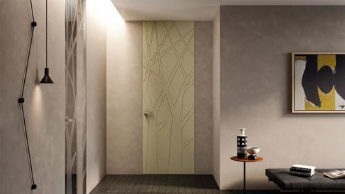 Porte d'intérieur - MINIMA PLUS AVENUE - Bertolotto Porte - en aluminium anodisé / en ABS / en bois massif
