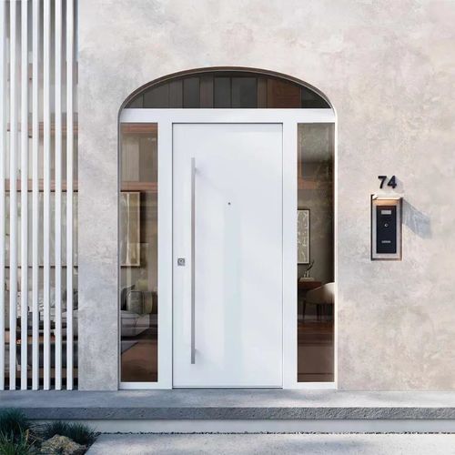 Porte d'entrée - REGULAR - Bertolotto Porte - aluminium / en plastique / en PVC