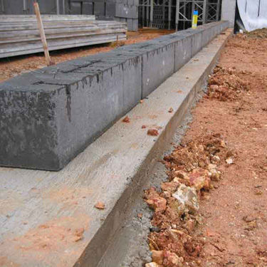 Bloc de béton plein - RENFOTER® - Vivalp - pour mur de soutènement / apparent