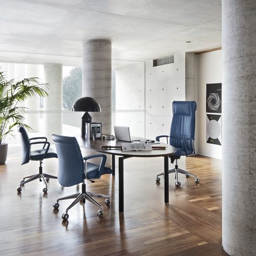 Fauteuil de direction contemporain - PARLAMENT - Aresline - en cuir / en simili cuir / en tissu