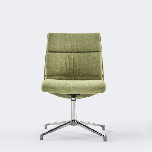 Chaise visiteur contemporaine - TRENDY FIRST CLASS - Aresline - d'intérieur / en tissu / en cuir