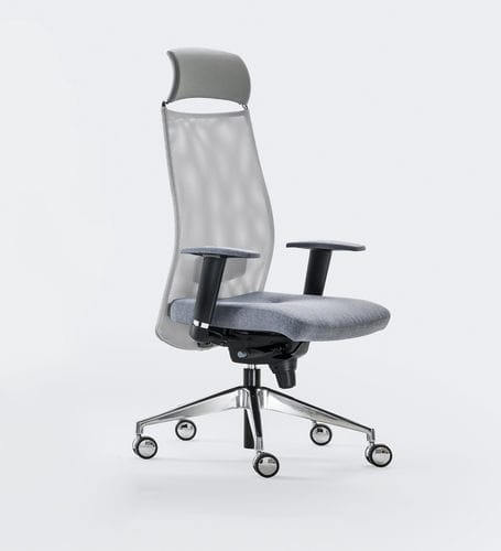 Fauteuil de bureau contemporain - LINK - Aresline - en tissu / en maille / en acier
