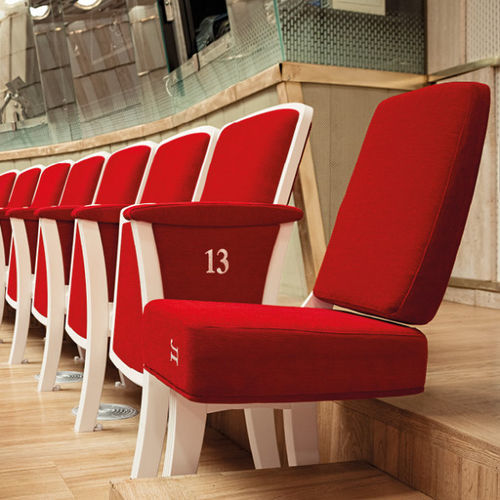 Fauteuil d'auditorium contemporain - STRAPUNTINO - Aresline - en tissu / en cuir / personnalisable