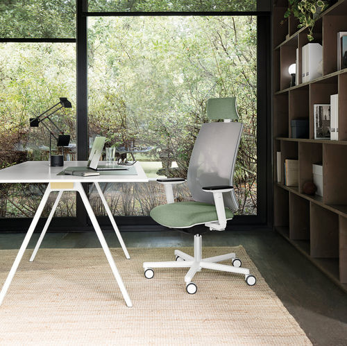 Chaise de bureau contemporaine - DOTWAY - Aresline - d'intérieur / en tissu / en polyamide