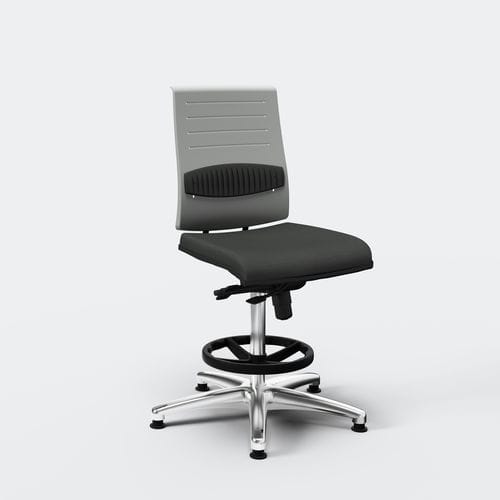 Tabouret de bureau contemporain - ZERO7 NET - Aresline - en résille / en polypropylène / avec piètement en aluminium