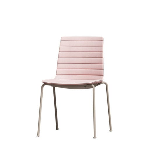 Chaise contemporaine - AIRA - Aresline - d'intérieur / en tissu / en aluminium poli