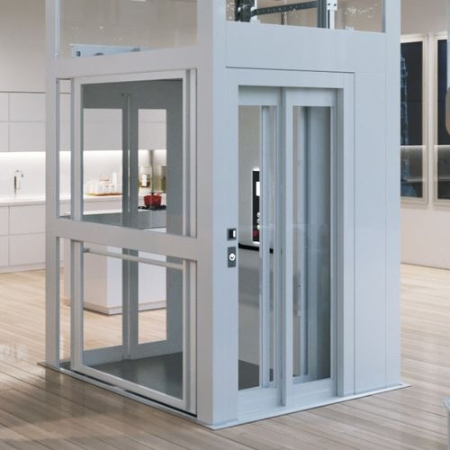 Ascenseur électrique - H300  - ThyssenKrupp Fahrtreppen - privatif / panoramique / d'intérieur