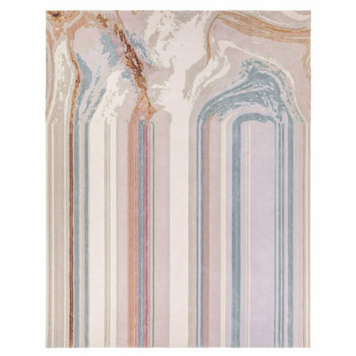 Tapis contemporain - Aura I - Tai Ping Carpets - à rayures / en laine / en soie