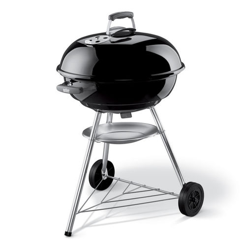 Barbecue à charbon - COMPACT  - Weber EUROPE - sur roulettes / en acier