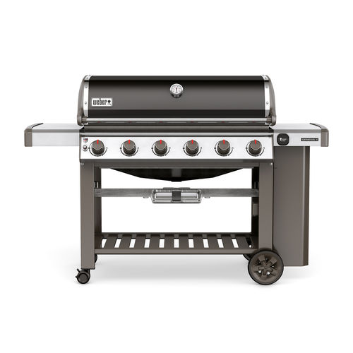 Barbecue à gaz - GENESIS® II E-610 GBS® - Weber EUROPE - sur roulettes / en fonte d'aluminium / en acier