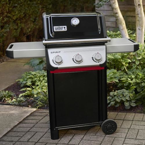 Barbecue à gaz - SPIRIT&reg; E-315 - Weber EUROPE - sur roulettes / en acier inoxydable / en aluminium