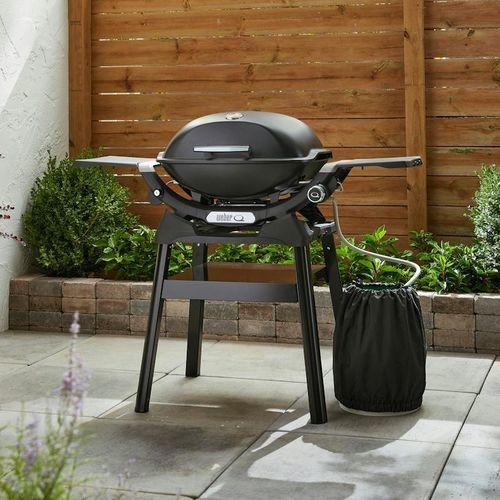 Barbecue à gaz - Q 2200N - Weber EUROPE - autoportant / en fonte / pour cuisine d'extérieur
