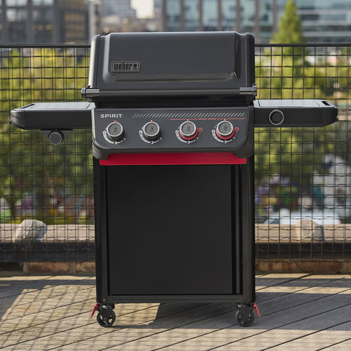 Barbecue à gaz - SPIRIT&reg; EPX-435R - Weber EUROPE - sur roulettes / en acier inoxydable / pour cuisine d'extérieur