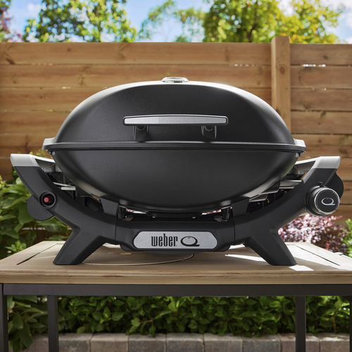 Barbecue à gaz - Q 2100N - Weber EUROPE - de table / en acier inoxydable / en fonte