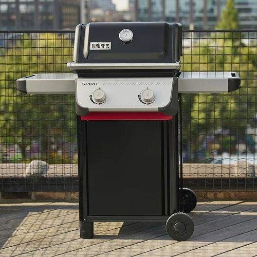 Barbecue à gaz - SPIRIT&reg; E-210 - Weber EUROPE - sur roulettes / en métal / en acier inoxydable