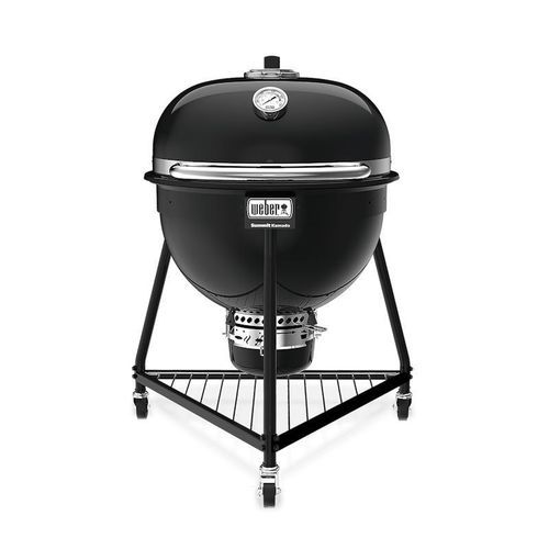 Barbecue à charbon - SUMMIT&reg; KAMADO E6 - Weber EUROPE - sur roulettes / mobile / en acier