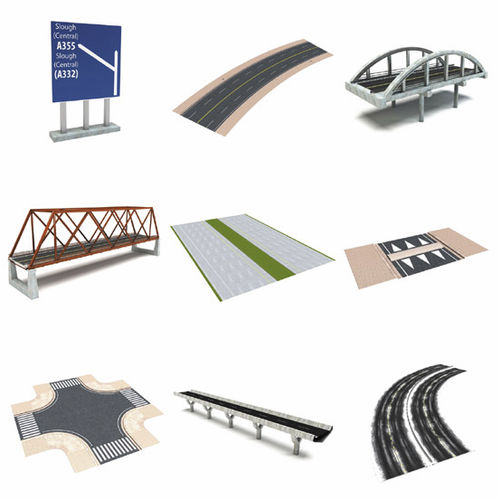 Bibliothèque d'objets 2D/3D - ROADS V2 - DOSCH DESIGN