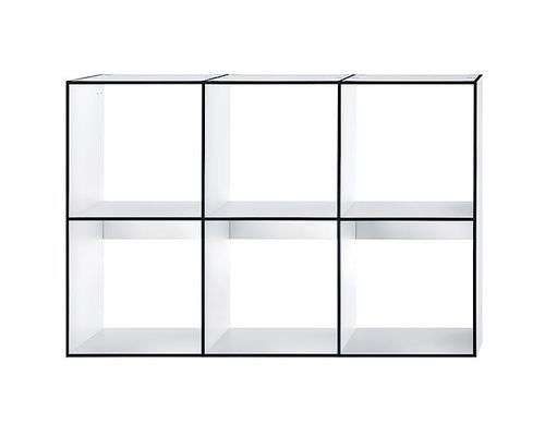 Étagère modulable - HP 3x2 - Hans Hansen Furniture - contemporaine / en HPL / blanche