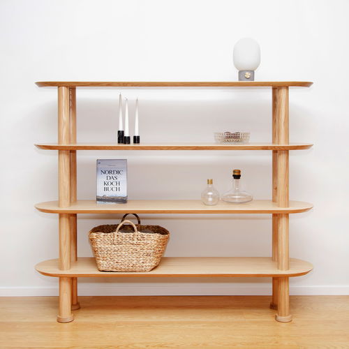 Étagère design scandinave - CRAFT BATON - Hans Hansen Furniture - en chêne
