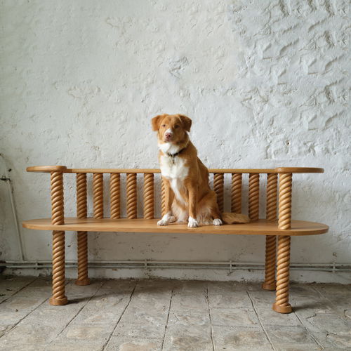 Banc design scandinave - SKAGERAK - Hans Hansen Furniture - en chêne / avec dossier / avec accoudoirs