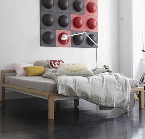 Lit double - PURE - Hans Hansen Furniture - contemporain / avec tête de lit / en chêne