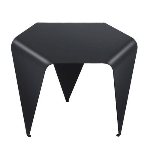 Table d'appoint contemporaine - H 145 BEE - Hans Hansen Furniture - en acier à revêtement par poudre / avec piètement en acier thermolaqué / hexagonale