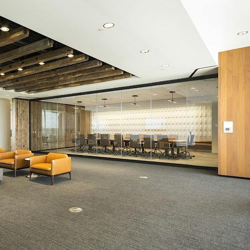 Cloison coulissante - PrivaSEE - NanaWall - vitrée / en aluminium / professionnelle