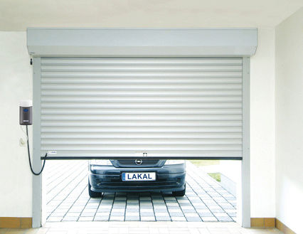 Porte de garage enroulable - TERTIO - LAKAL - en aluminium / automatique