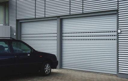 Porte de garage enroulable - FORTISSIMO - LAKAL - en aluminium / automatique