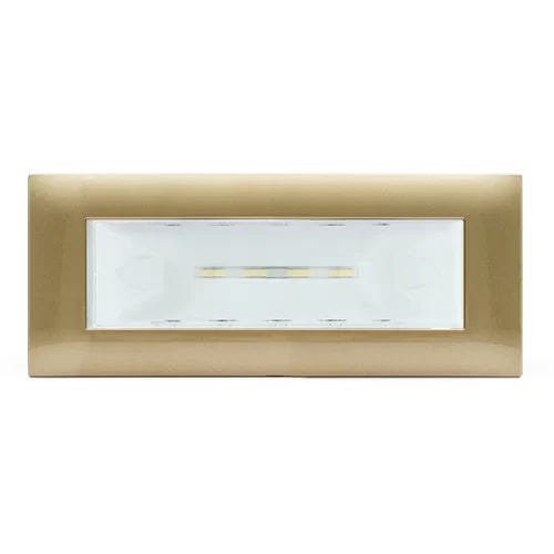 Éclairage de secours encastré - Ave - rectangulaire / à LED / en plastique