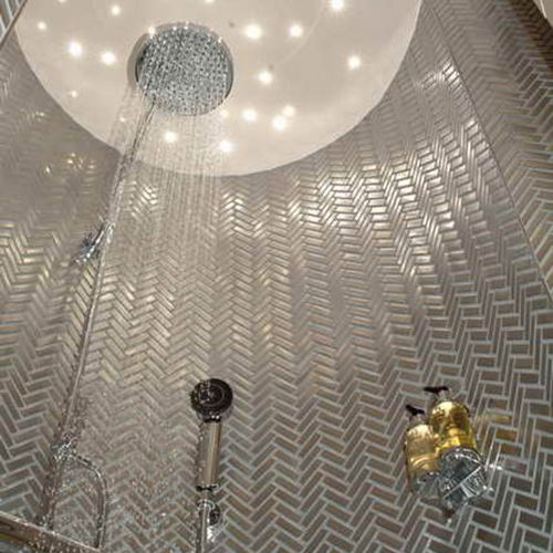 Douche cascade - Freixanet Wellness - en verre / avec porte battante / rectangulaire