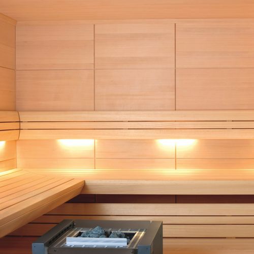 Applique murale de style industriel - ALBAZZA - Freixanet Wellness - pour sauna / en bois / linéaire